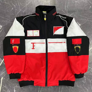 Veste <span class=keywords><strong>Homme</strong></span> ZXPFLS Mince Style Course Inspirée par l'Équipe Brodée Vêtement Urbain Veste d'Équitation pour l'<span class=keywords><strong>Hiver</strong></span> Manteaux pour Hommes - Product Image 1