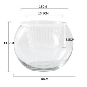 Hot Sale Flower Pot Self-priming Living Room Ball Fish Rich Vase Hydroponic Fortune Tree - Product Image 4