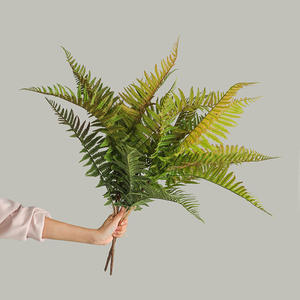 نباتات سرخس بلاستيكية في بوسطن صناعية شجيرات نباتات صناعية شجيرات نباتات صناعية أوراق نبات سرخس فارسي خضراء مزيفة داخل المنزل - Product Image 4