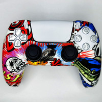 Coque de protection en silicone SYY pour accessoires de manette PS5
