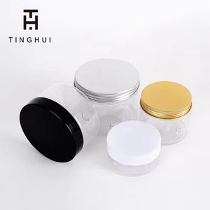 ขวดพลาสติกใสสำหรับสัตว์เลี้ยง ขนาด 500 มล. 30 มล. 60 มล. 100 มล. 120 มล. 200 มล. 250 มล. 300 มล. สำหรับครีมและเครื่องสำอาง ฝาสีดำ - Product Image 3