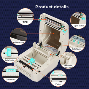 Winpal WP-F1 OEM hỗ trợ 4x6 máy in nhãn nhiệt hỗ trợ USB BT <span class=keywords><strong>WIFI</strong></span> vận đơn bưu chính máy in cho mã vạch nhãn - Product Image 4
