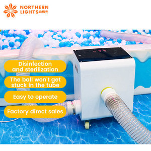 Aspirazione automatica lavaggio plastica macchina per la pulizia della sfera 15000 pezzi all'ora grande acqua della piscina lavaggio della sfera dell'oceano - Product Image 5