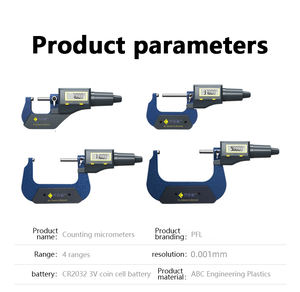 Pfl <span class=keywords><strong>0</strong></span>-<span class=keywords><strong>25Mm</strong></span> Roestvrijstalen Schroefdraad Digitale <span class=keywords><strong>Micrometer</strong></span> - Product Image 4