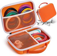 Étui de transport rigide en EVA pour stylo 3D, sac de voyage antichoc pour stylo d'impression 3D, filaments, chargeur, câble USB