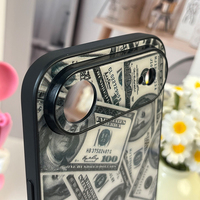 Funda de TPU con diseño de billete personalizado de cobertura total, impresa con UV, a prueba de golpes, para iPhone 17 Air, 17, 16 Pro Max