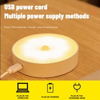 Lampes de nuit sans fil à détecteur de mouvement LED pour chambre à coucher, rechargeables par USB, très vendues