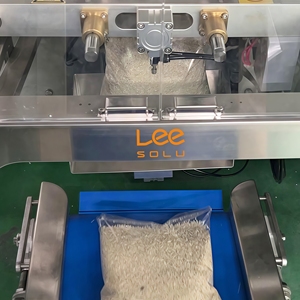 Automatisiertes Reisverpackungssystem 20-Kopf-Waage+Vertikale Verpackungsmaschine+Kontrollwaage |   Z Elevator PLC Hochpräzise Beutelmaschine - Product Image 5
