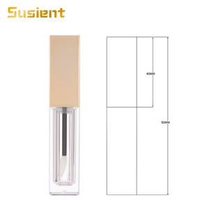 Tùy Chỉnh Màu Sắc Rỗng Vòng Vuông Lip Dầu <span class=keywords><strong>Container</strong></span> 4.5Ml Trang Điểm Sang Trọng Nhựa Lip Gloss Ống Với Hộp Và Logo - Product Image 3
