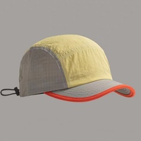 Casquette de camping extérieure respirante à séchage rapide Style d'été Léger Soft-Top Blank 5 Panel Camper Hat