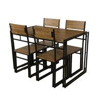 Bois de chêne massif personnalisé, ensemble de Table et chaise, vente en gros, haute qualité, utilisé pour la salle à manger, 4 pieds