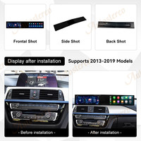 Reproductor Multimedia para Auto con Pantalla Dual de 21 Pulgadas, Carplay y Android para BMW Serie 3 F30 F31 4 F32 F34 F36, GPS, Navegación, Radio