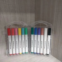 Ensemble de stylos marqueurs acryliques 12 24 36 48 couleurs Logo personnalisé Marqueurs de dessin pour enfants Stylo à pointe feutre pour fournitures artistiques