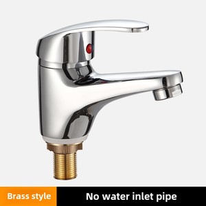 Robinet de <span class=keywords><strong>lavabo</strong></span> en cuivre robinet d'eau froide unique pour <span class=keywords><strong>lavabo</strong></span> de toilette de salle de bain avec ensemble de pommeau de douche de toilette - Product Image 6