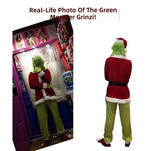 Disfraz de <span class=keywords><strong>Grinch</strong></span> Navideño 2026 para Adultos, Disfraz de Monstruo Verde, Disfraz de Papá Noel, Disfraz de Halloween, Disfraz de Navidad - Product Image 2