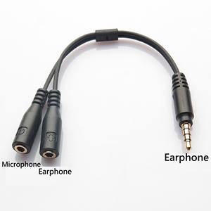 Câble de câble AUX <span class=keywords><strong>pour</strong></span> haut-parleur 20cm mâle vers 2 femelles <span class=keywords><strong>Casque</strong></span> <span class=keywords><strong>filaire</strong></span> Câble audio d'extension jack 3.5mm - Product Image 4