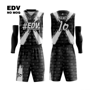 Conjunto de camiseta de baloncesto con estampado de dibujos animados para niños, ropa deportiva de entrenamiento suave, transpirable, ligera, entrega rápida - Product Image 5