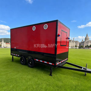 2025 Concession <b>Cart</b> Outdoor French Fry Taco Trailer Enclosed Food Car - Product Image 3