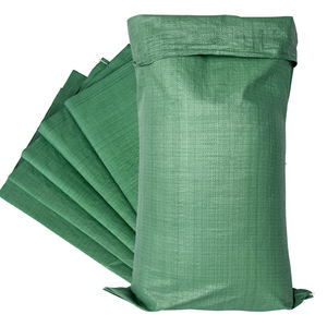 <span class=keywords><strong>Sac</strong></span> <span class=keywords><strong>de</strong></span> <span class=keywords><strong>sable</strong></span> tissé en polypropylène <span class=keywords><strong>de</strong></span> haute qualité, 25 kg, pour la construction, emballage vert, 50 kg, fabriqué en Chine - Product Image 1