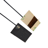 Antenne adhésive flexible FPC noire 433 MHz personnalisable en usine, 6 dBi, câble de 10 cm, connecteur UFL, indice de protection IP55, certifiée CE