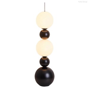 Lámpara de Pie LED E27 de Estilo Moderno para Decoración del Hogar, Sala de Estar o Dormitorio, Diseño Creativo de Calabaza, Altura Ajustable, Impermeable - Product Image 5