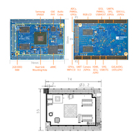 Carte mère A9 A53 Smart4418 6818, carte CPU S5P4418 6818 Ubuntu Android 5.1 Smart6818