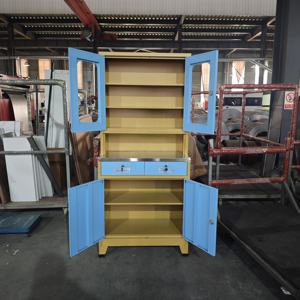 خزانة حديدية متينة عالية الجودة من الفولاذ ، خزانة ملفات معدنية للعيادة المدرسية - Product Image 5