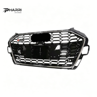 Grille de radiateur avant de luxe pour Audi A4 S4, mise à niveau 2020-2021, style RS4, amélioration extérieure, matériau ABS