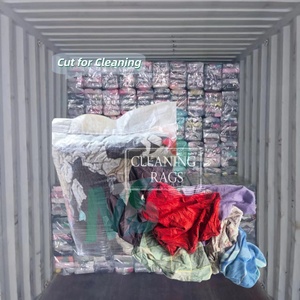 Chiffons de nettoyage industriels en coton usagés, chiffons en coton usagés pour t-shirts, chiffons en coton industriels - Product Image 1