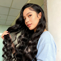 Lots de Cheveux Humains Brésiliens Remy Double Drawn, Tissage Double Trame, Bouclés Crépus, Vente en Gros