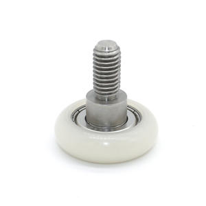 Manufacturer-Supplied Wear-Resistant Conveyor Rollers BDR30/C6L16 Screw <b>Pulleys</b> S608ZZ Bearing-Coated Plastic Rollers - Product Image 4