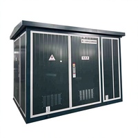 Poste de transformation compact extérieur triphasé 11kV 10kV 6kV 480V 220V 400V 50Hz avec transformateur intégré et station de recharge pour véhicules électriques