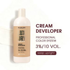 LUXLISS - Crema Oxidante Semipermanente Profesional para Salón de Belleza, Revelador de Color de Cabello, Peróxido para Teñir, Cubre el Color del Cabello - Product Image 2