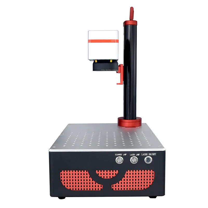Machine de marquage laser à Fiber, petite machine de bureau, métal, acier inoxydable, plaque signalétique, machine de gravure laser 20 watts