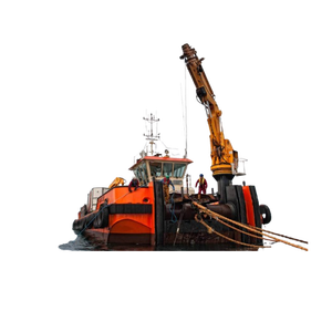 Grue hydraulique portuaire robuste avec rotation à 360° °   Rotation pour le chargement de navires de marchandises en vrac - Product Image 5