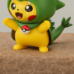Action Figure <span class=keywords><strong>3D</strong></span> <span class=keywords><strong>Anime</strong></span> Cartoon Poke Mon Pika Charmander Gengar, Modellino in PVC Fatto a Mano, Decorazione per Auto, Ornamento da Collezione - Product Image 5