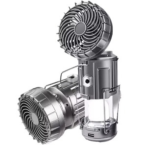 Linternas de Camping con Ventilador, Linternas LED Recargables, Ventiladores Plegables para Tiendas de Campaña, Cortes de Energía, Huracanes, Equipo de Camping - Product Image 3