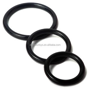 Discrete Verpakking 3 Stks/set Siliconen Haanringen Man Delay Ejaculatie Juguetes Sexuales Penis Ringen - Product Image 5