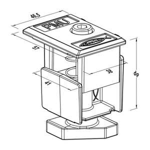 FISCHER - 519784 Pince réglable simple pré-assemblée gris PMU - EAN 8001132028766 VISES, PINCES ET CORDES PINCES - Product Image 4