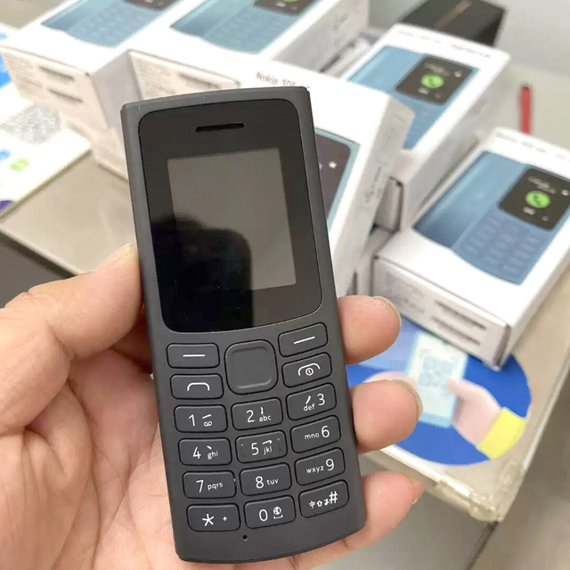 Original Keypad Phones for Noki 105 4G 2021 2SIM Wholesale Bar Feature Phone 1.8 Inches LCD Screen Cellphone 110 6300 8210