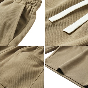 Ensemble de sport décontracté léger pour homme, noir, en polyester, équipement d'entraînement, coupe ajustée, short de basketball pour jeune, ouvrable - Product Image 5