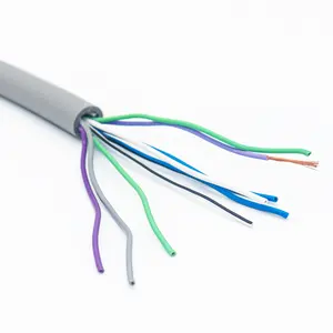 כבל חוטי רמקול 8 ליבות גמיש כבל מהירות ofc 8 מוליכים כבלי רמקול לרמקול אודיו לרכב - Product Image 1