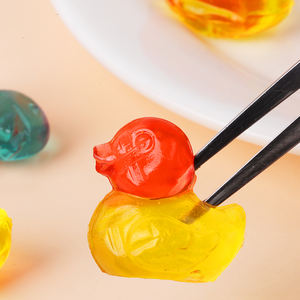Fabricant chinois de bonbons gélifiés, vente en gros, bonbons aromatisés aux fruits mélangés, gelée, bonbons halal en forme de canard - Product Image 2