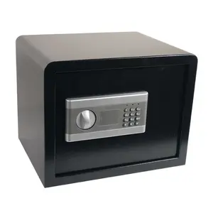 Caja DE SEGURIDAD DE ACERO Cofre Digital Forte para uso doméstico y hotelero, acceso con llave para almacenamiento seguro - Product Image 1