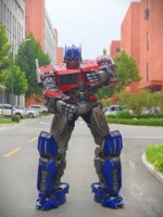 Disfraz de Robot Optimus Prime de Alta Calidad Personalizado al por Mayor para Hombres Adultos, Realista y Usable, de Seda/Algodón, para Actuaciones