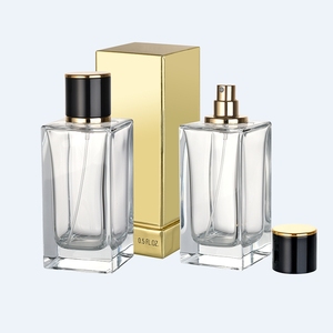 Empaquetado <span class=keywords><strong>de</strong></span> botella <span class=keywords><strong>de</strong></span> perfume dorado <span class=keywords><strong>de</strong></span> lujo personalizado <span class=keywords><strong>de</strong></span> 50ml y 100ml con tapa magnética y <span class=keywords><strong>atomizador</strong></span> presurizado y embalaje - Product Image 2