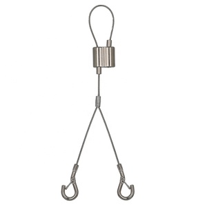 Offre Spéciale : Serre-câbles réglables pour suspension de panneaux acoustiques – Kit de suspension avec cordon métallique pour avion - Product Image 2