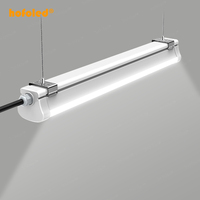IP65 Étanche LED Étanche Étanche À La Vapeur Luminaire Plafond 3000K/4000K/6000K AC200-240V LED Batten Extérieur Tri-preuve Lumière