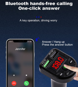 ชุดอุปกรณ์ส่งสัญญาณ FM ในรถยนต์ ปี 2025 รุ่นใหม่ พร้อมไฟ LED บลูทูธ 5.0 ช่องเสียบ USB คู่ QC2.0 3.1A สำหรับชาร์จในรถยนต์ เครื่องเล่น MP3 พร้อมหน้าจอ LCD รองรับการใช้งานกับ TF/U <span class=keywords><strong>Disk</strong></span> - Product Image 5