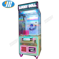 Kit de machine de grue bricolage de haute qualité jeux d'arcade à pièces avec bouton d'accepteur de pièce d'alimentation de faisceau de fils de carte PCB